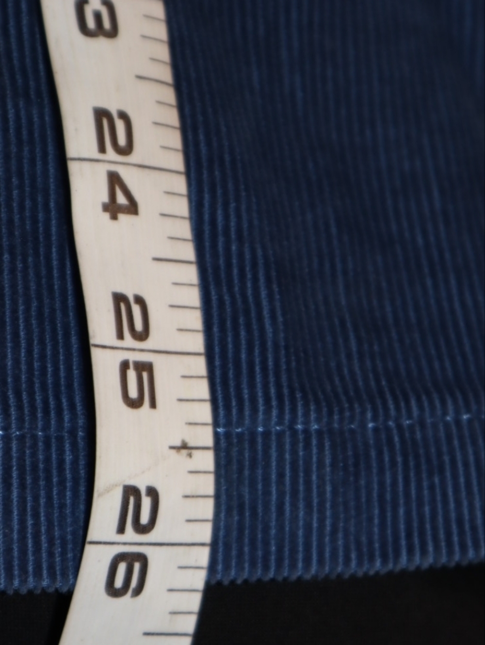 Everlane Skirt Womens  Baby Blue Button Front Corduroy Straight Pockets Midi 30 - Picture 10 of 11